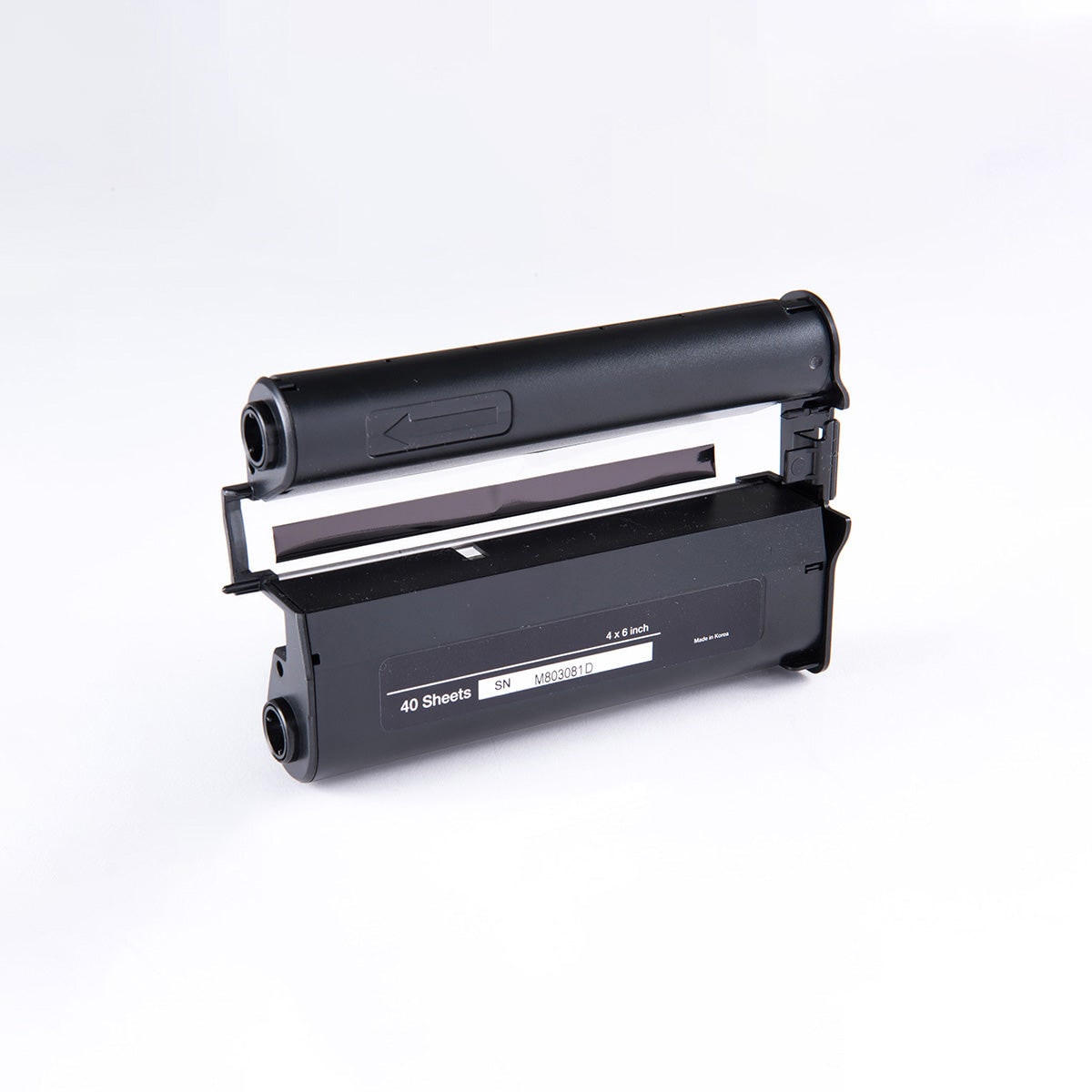 Photo Printer Refill Kit with Ribbon Cartridge and Perforated Paper 40 Sheets 4x6