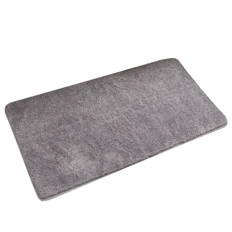 Plush Shaggy Bath Mats for Bathroom with Non Slip Bottom Fast Drying Microfiber Sets