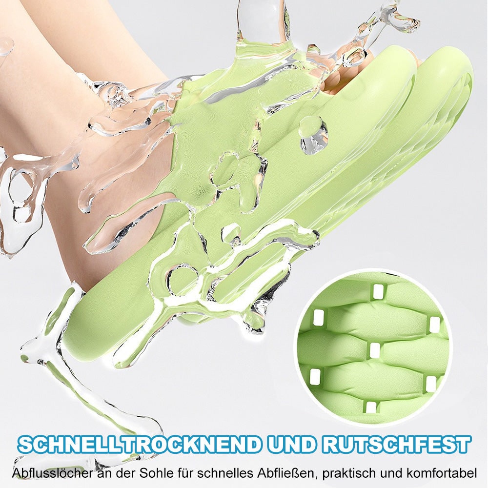Pool and Shower Slides with Eva Foam Cushioned Sole and Drainage Holes Sandals