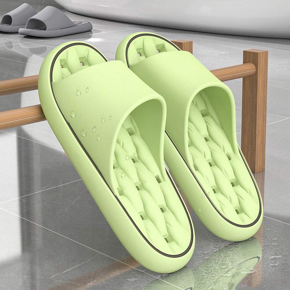 Pool and Shower Slides with Eva Foam Cushioned Sole and Drainage Holes Sandals