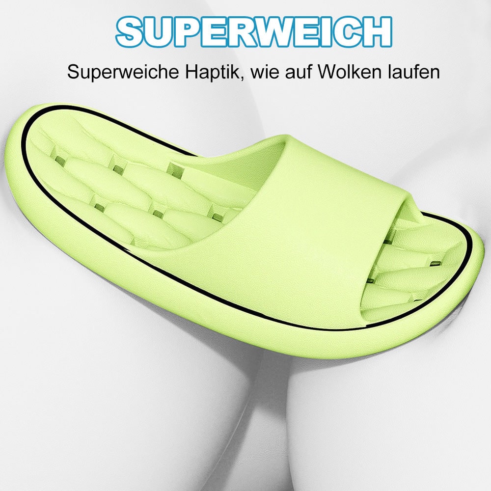Pool and Shower Slides with Eva Foam Cushioned Sole and Drainage Holes Sandals
