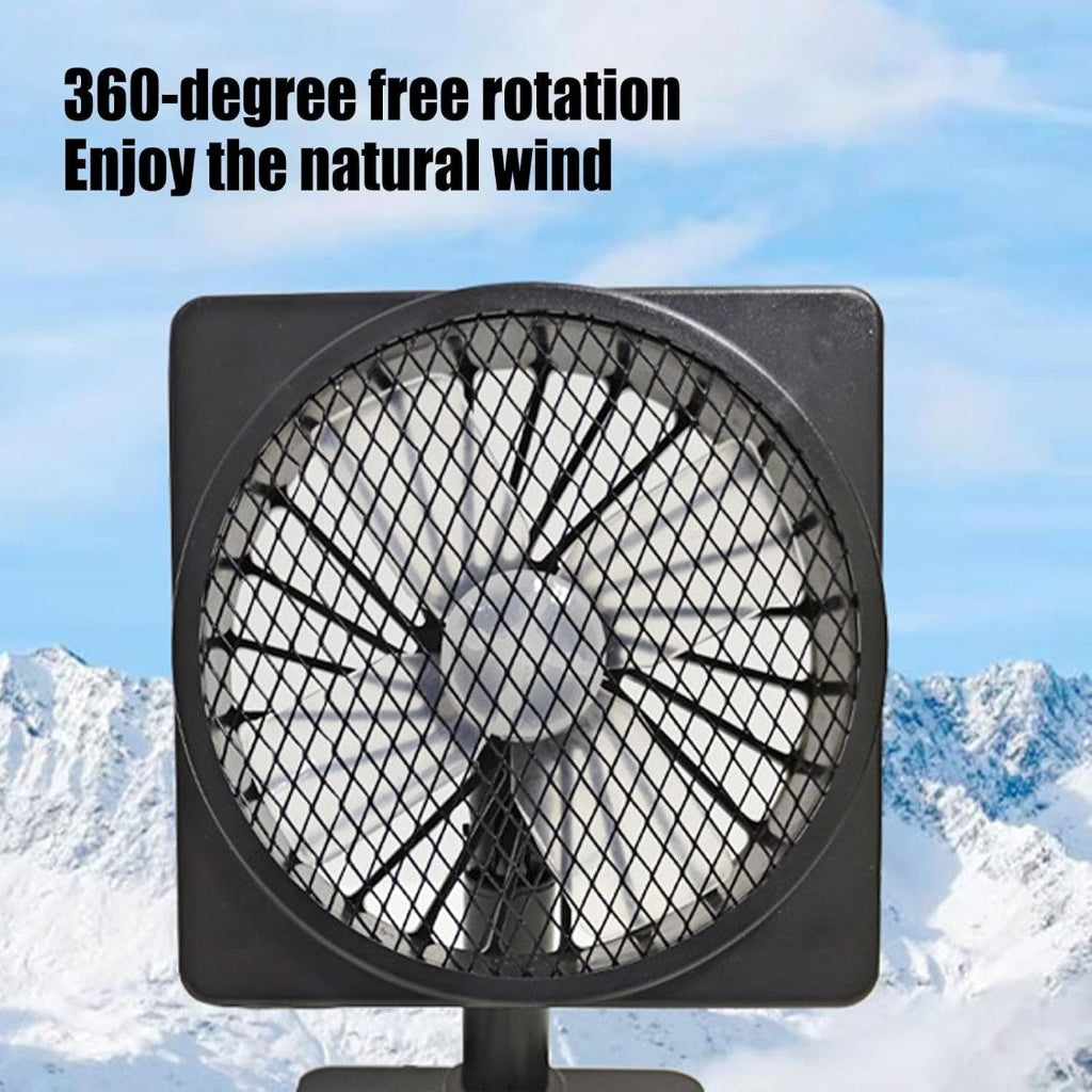 Portable Vehicle Cooling Fan with USB Power and 360° Rotation