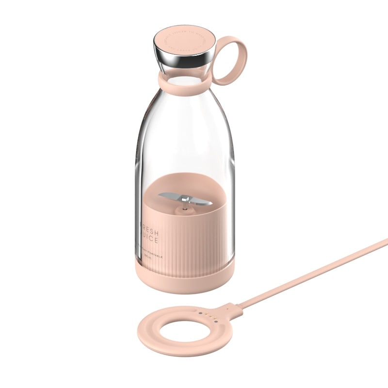 Portable Blender with Powerful Motor Stainless Steel Blades and USB Rechargeable for Smoothies