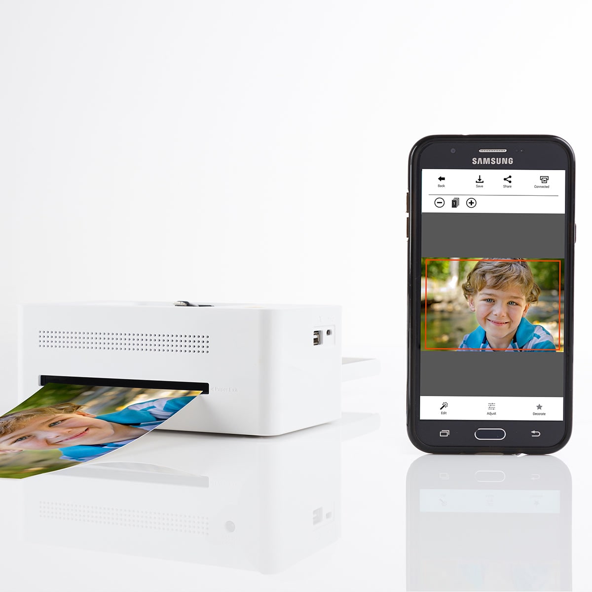 Portable Color Smartphone Instant Photo Printer Compact Wireless 4x6