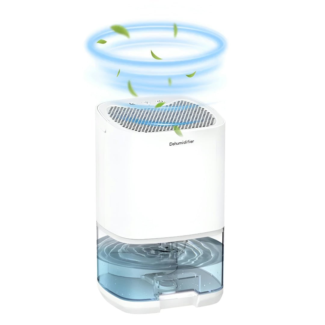 Portable Dehumidifier for Basement Crawl Space and Small Bedroom with Transparent Water Tank