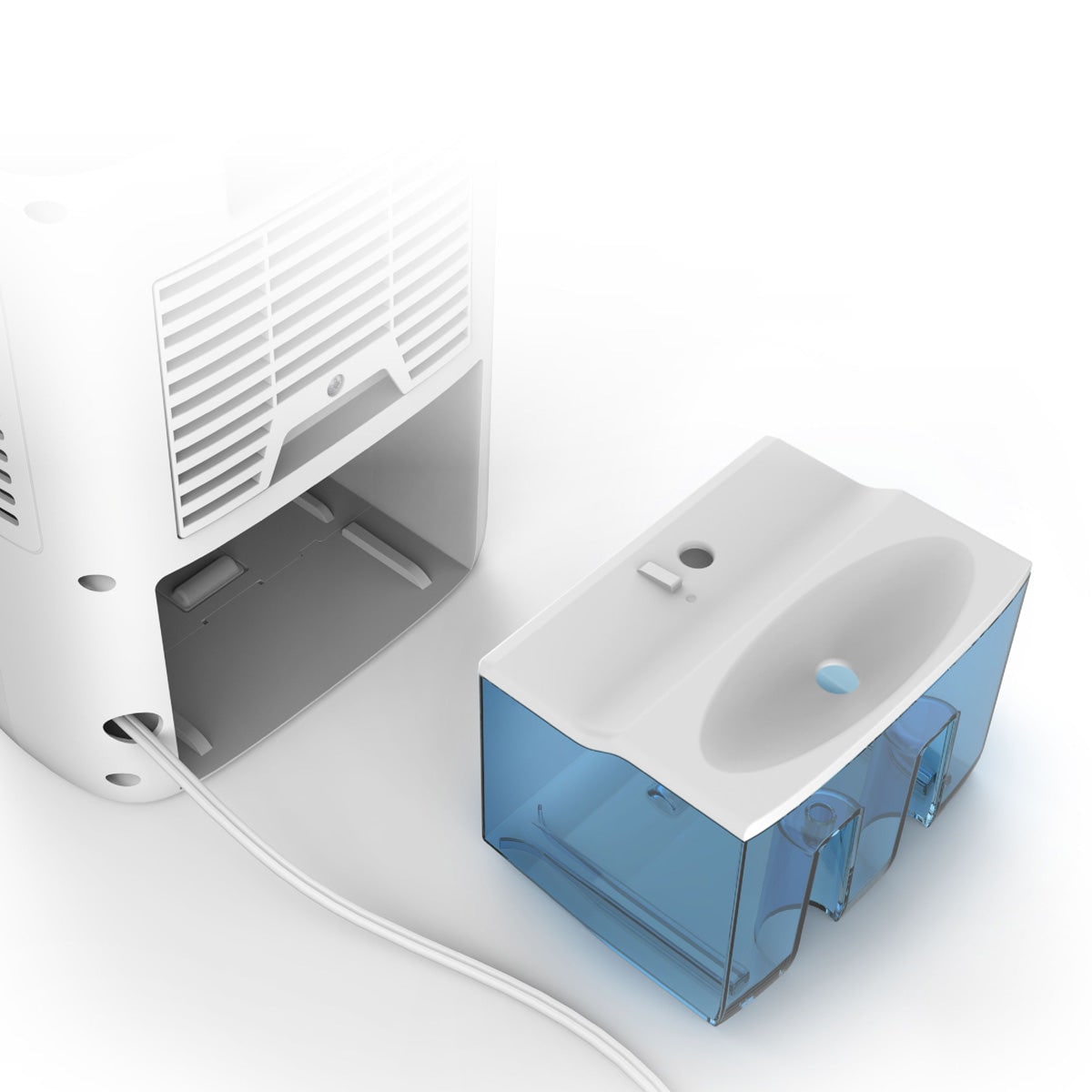 Portable Dehumidifier with Timer for Basement Crawl Space and Bathroom And Air Purifier