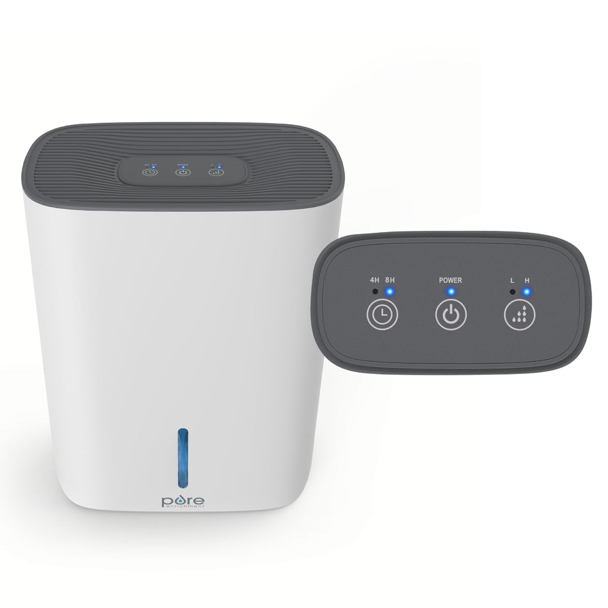 Portable Dehumidifier with Timer for Basement Crawl Space and Bathroom And Air Purifier