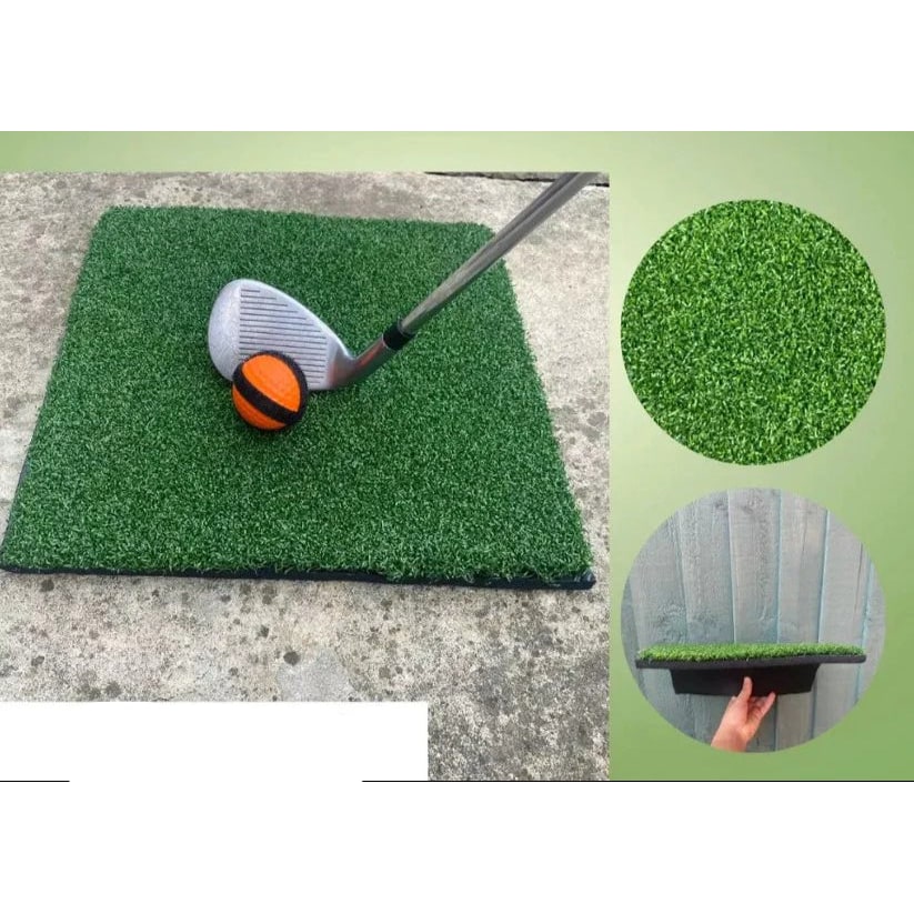 Portable Golf Chipping Game with Sticky Target Mat and 16 Color-Coded Balls Bucket