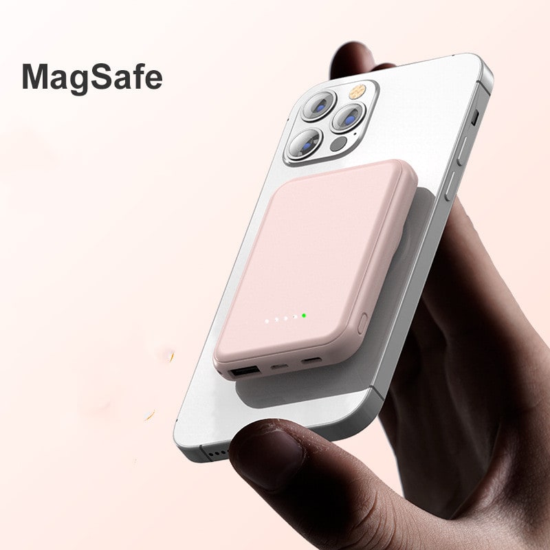 Portable Magnetic Fast Charging Power Bank with 10000mah Wireless and Slim Design Phone