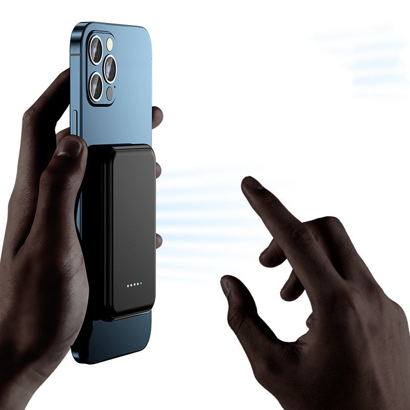 Portable Magnetic Fast Charging Power Bank with 10000mah Wireless and Slim Design Phone