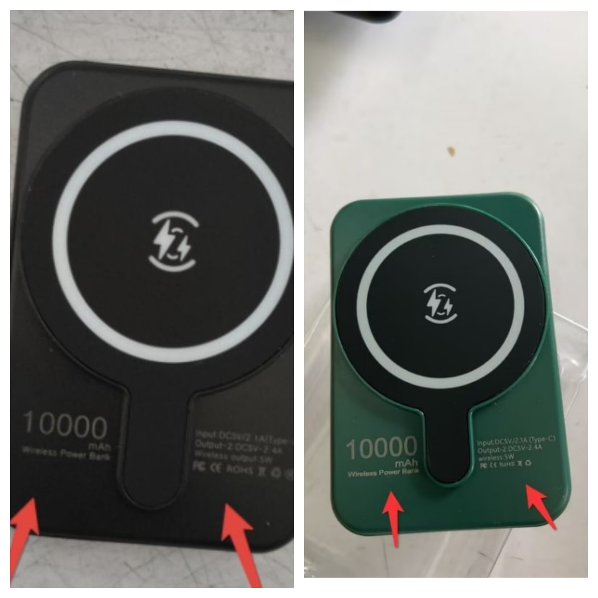 Portable Magnetic Fast Charging Power Bank with 10000mah Wireless and Slim Design Phone
