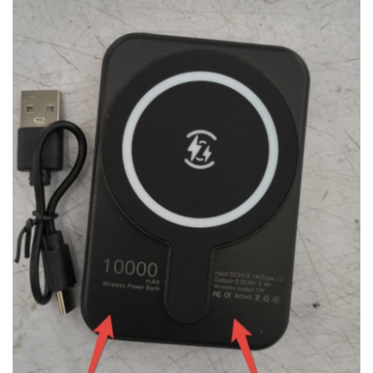 Portable Magnetic Fast Charging Power Bank with 10000mah Wireless and Slim Design Phone