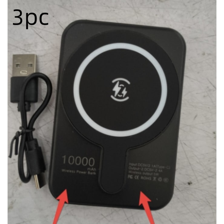 Portable Magnetic Fast Charging Power Bank with 10000mah Wireless and Slim Design Phone