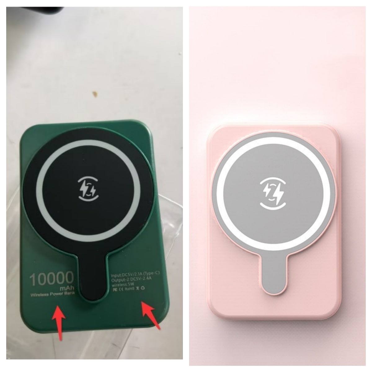 Portable Magnetic Fast Charging Power Bank with 10000mah Wireless and Slim Design Phone