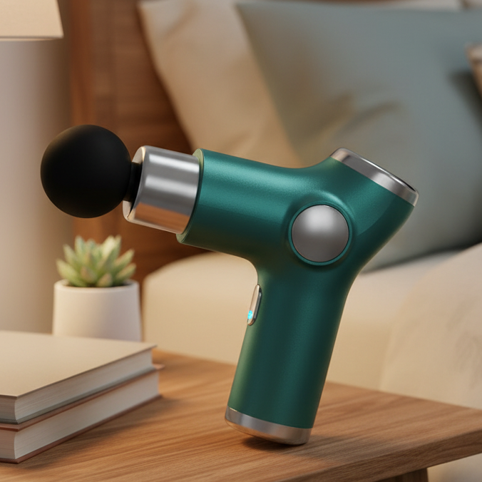 Portable Deep Tissue Handheld Massage Gun with Digital Display and Usb-C Charging Travel