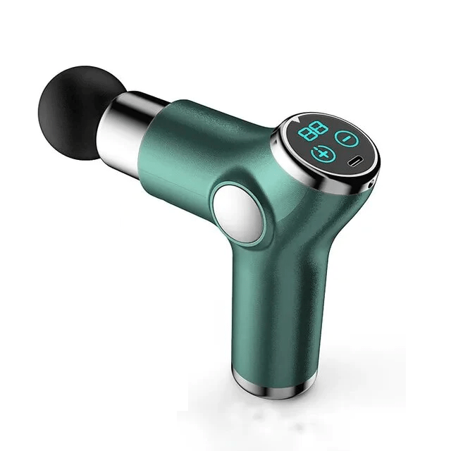 Portable Deep Tissue Handheld Massage Gun with Digital Display and Usb-C Charging Travel