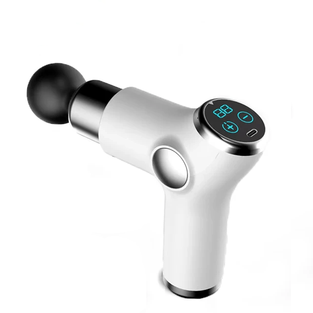 Portable Deep Tissue Handheld Massage Gun with Digital Display and Usb-C Charging Travel