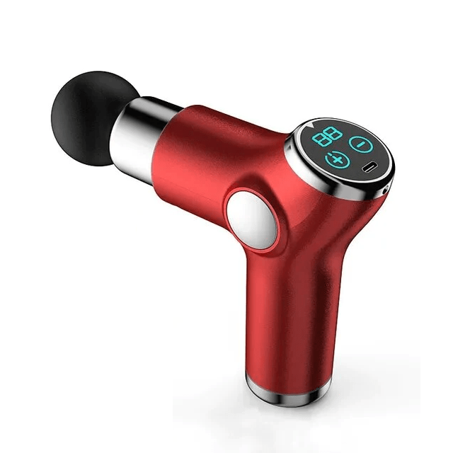 Portable Deep Tissue Handheld Massage Gun with Digital Display and Usb-C Charging Travel