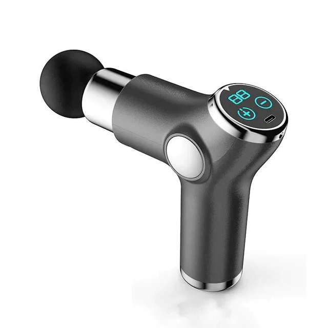 Portable Deep Tissue Handheld Massage Gun with Digital Display and Usb-C Charging Travel