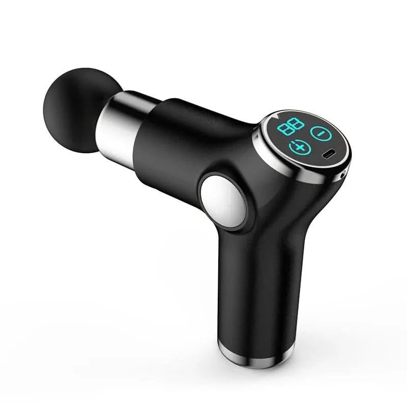 Portable Deep Tissue Handheld Massage Gun with Digital Display and Usb-C Charging Travel