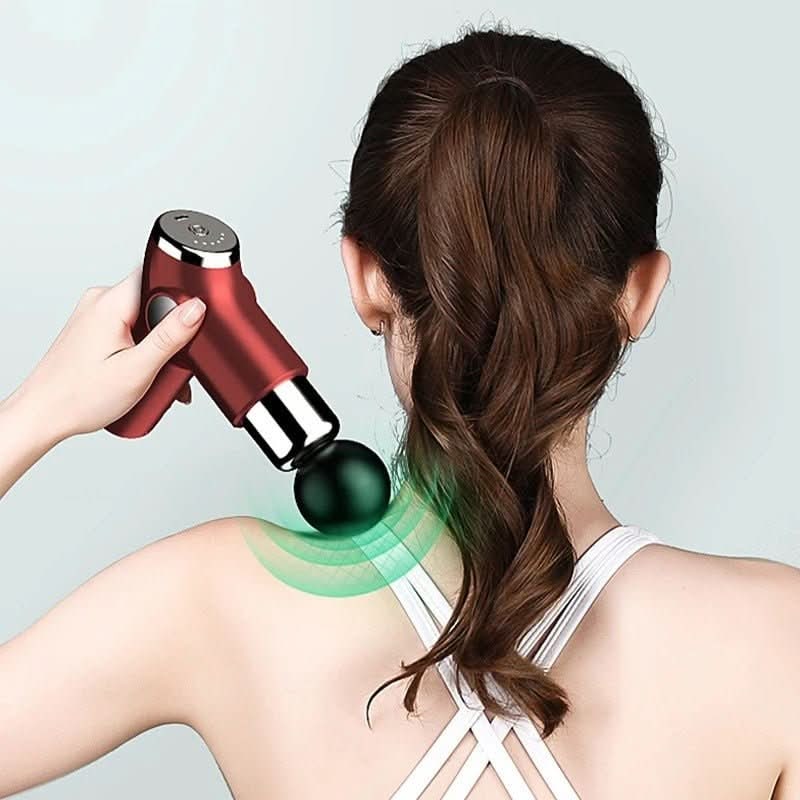 Portable Deep Tissue Handheld Massage Gun with Digital Display and Usb-C Charging Travel