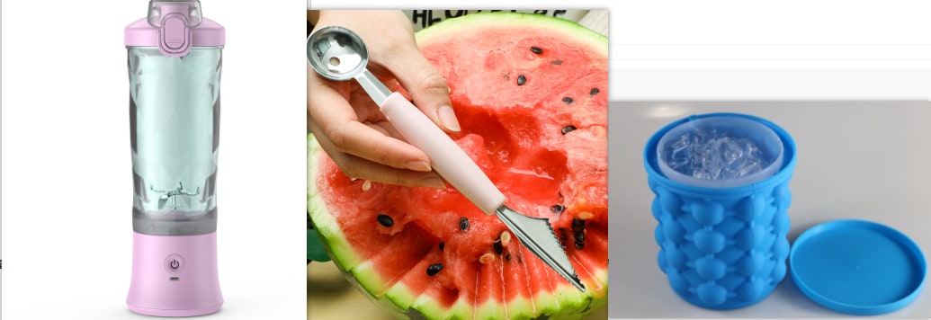 Portable Mini Blender with USB Charging 6-Blade Cordless Personal for Smoothies and Shakes