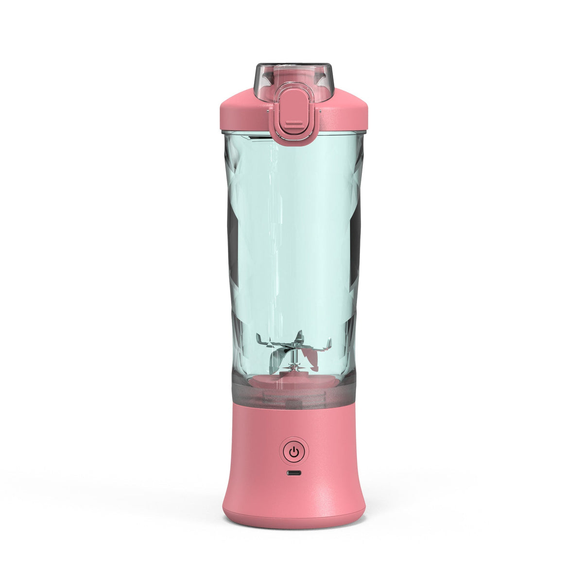 Portable Mini Blender with USB Charging 6-Blade Cordless Personal for Smoothies and Shakes