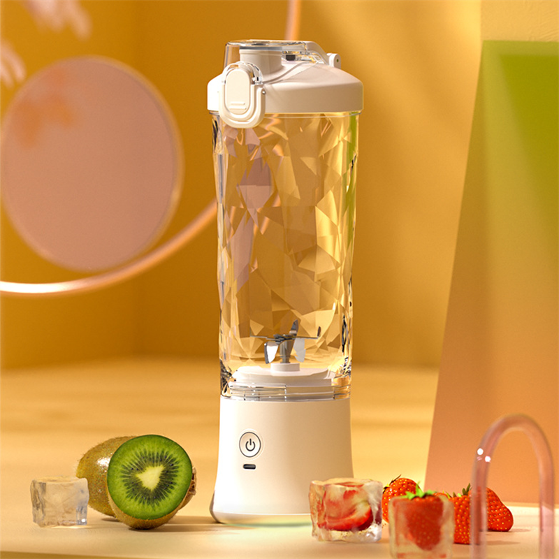 Portable Mini Blender with USB Charging 6-Blade Cordless Personal for Smoothies and Shakes
