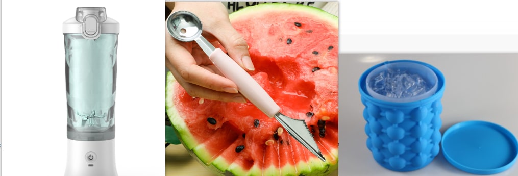 Portable Mini Blender with USB Charging 6-Blade Cordless Personal for Smoothies and Shakes