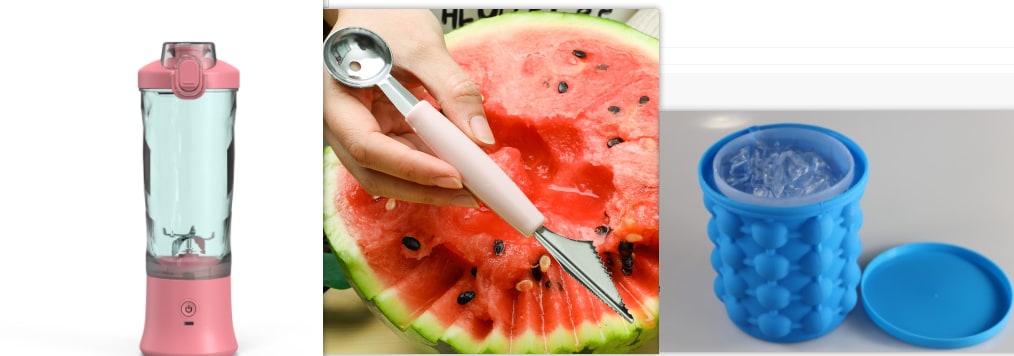 Portable Mini Blender with USB Charging 6-Blade Cordless Personal for Smoothies and Shakes