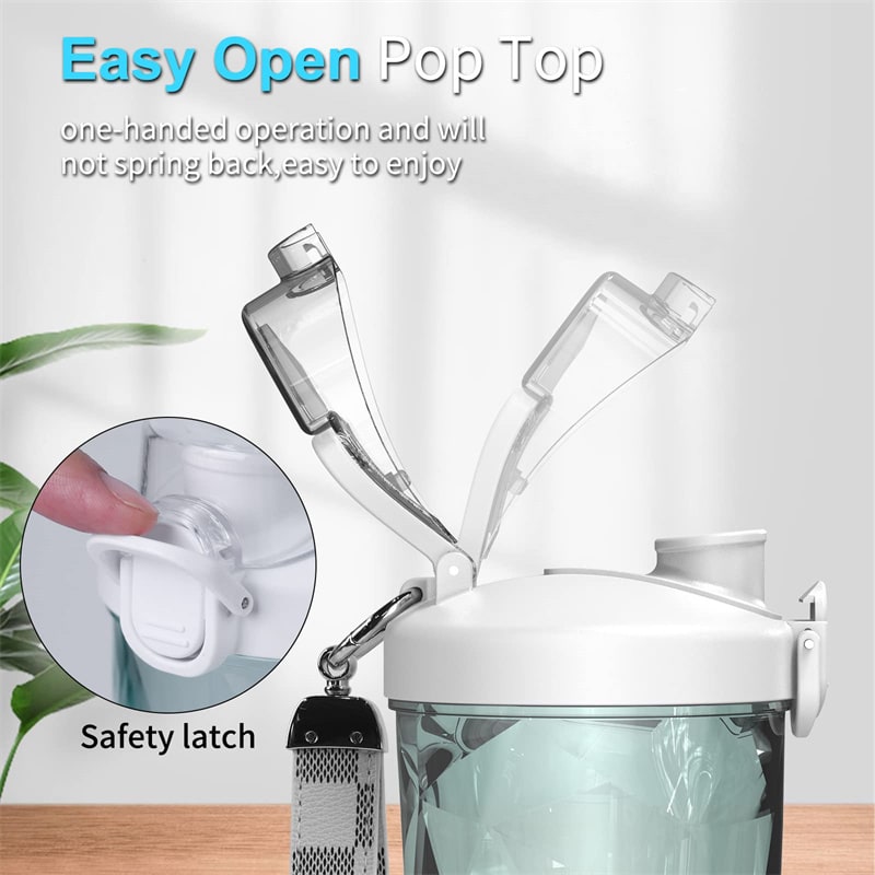 Portable Mini Blender with USB Charging 6-Blade Cordless Personal for Smoothies and Shakes