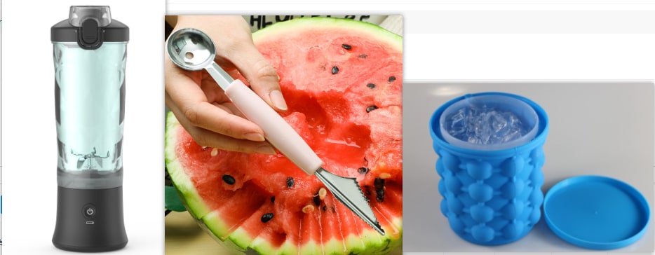 Portable Mini Blender with USB Charging 6-Blade Cordless Personal for Smoothies and Shakes