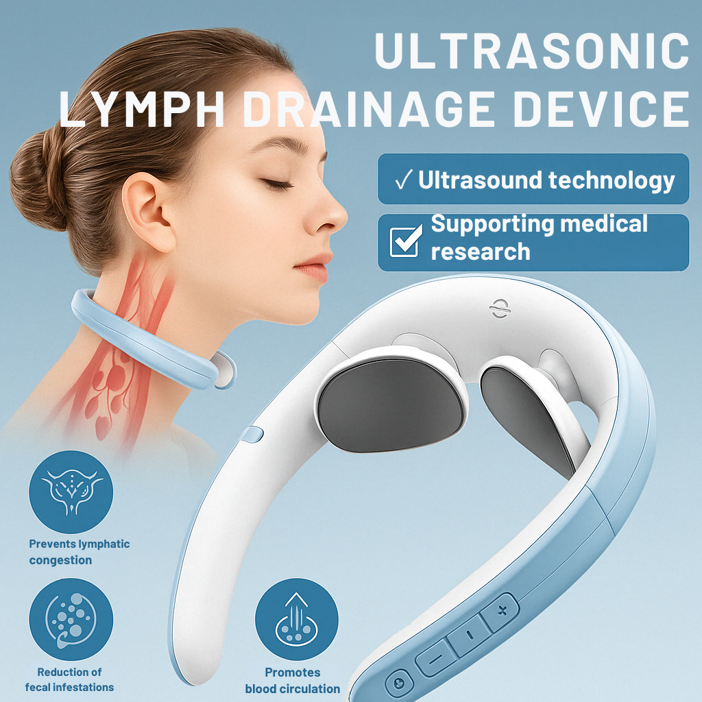 Portable Neck Massager Cordless Wireless Electric Heating Vibration Device U-shaped