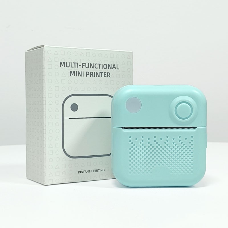 Portable Thermal Label Printer with Bluetooth Wireless Connectivity for Handheld Direct Printing