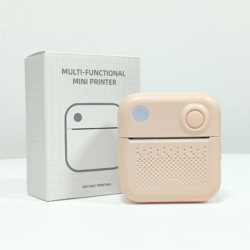 Portable Thermal Label Printer with Bluetooth Wireless Connectivity for Handheld Direct Printing