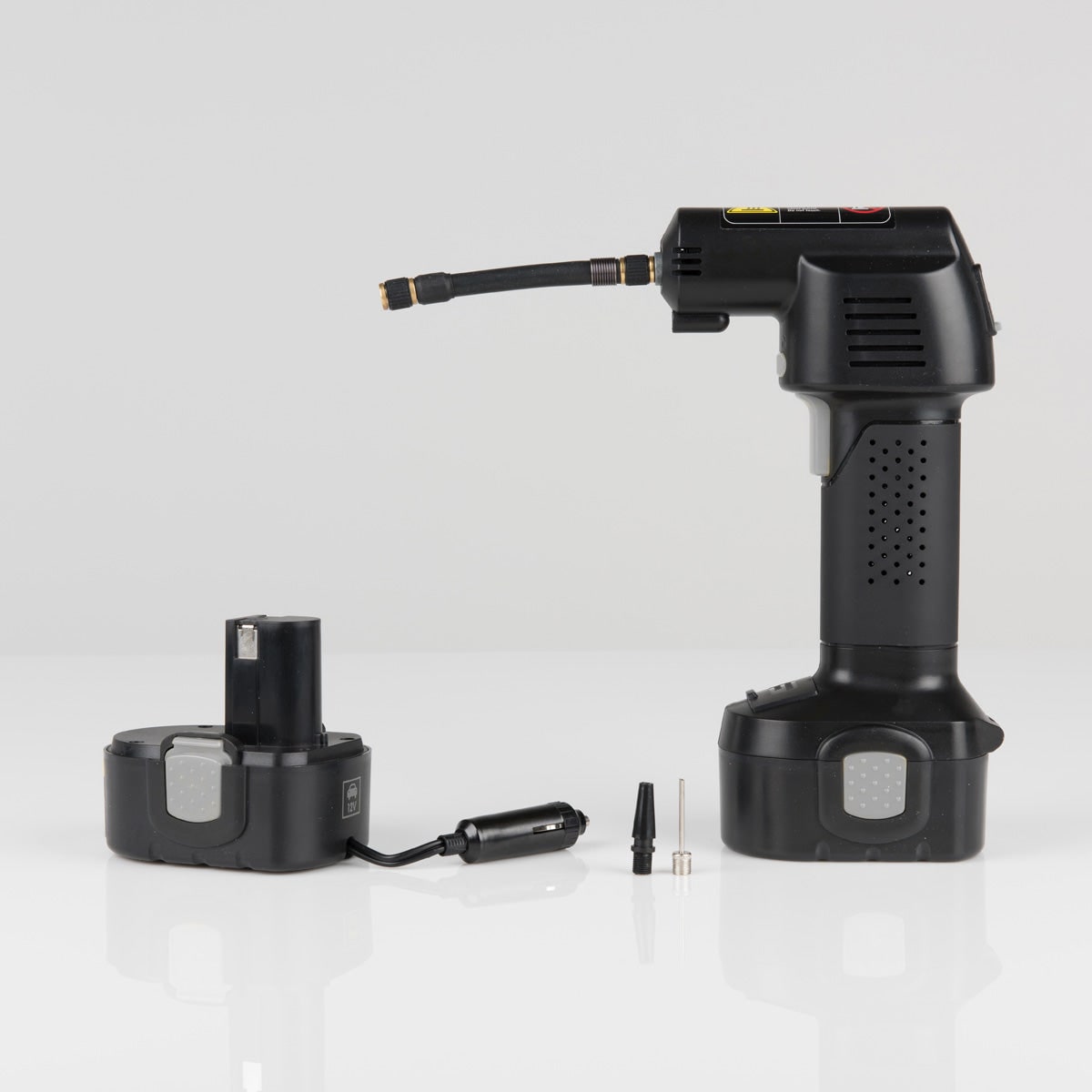 Portable Cordless Tire Inflator with Rechargeable Battery and Digital Lcd Display