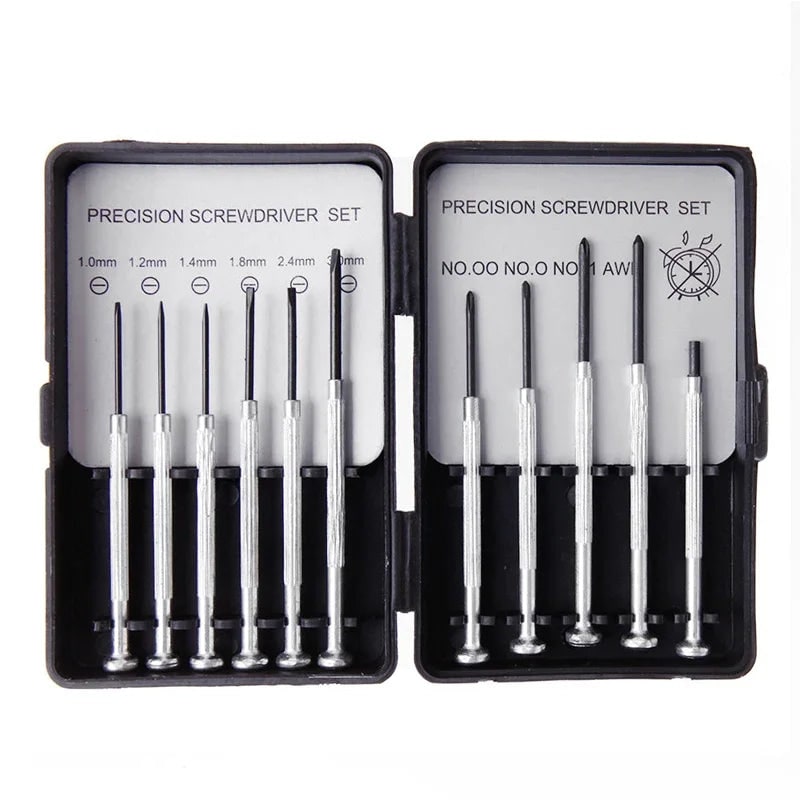 Precision Screwdriver Set with Small Jeweler Micro Tips and Magnetic Storage Case