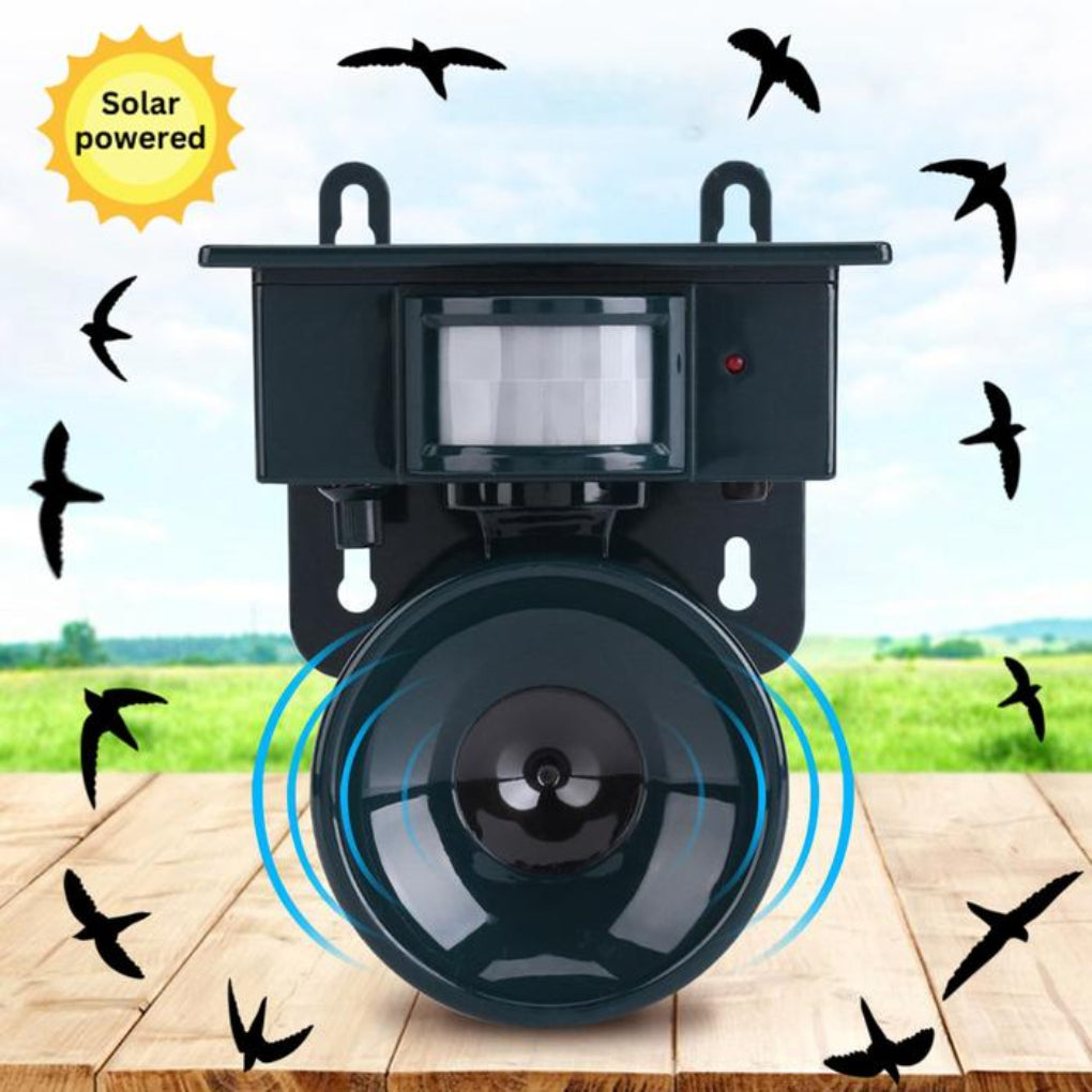 Garden Bird Deterrent Motion Sensor Pest Control with Sonic & Ultrasonic Output