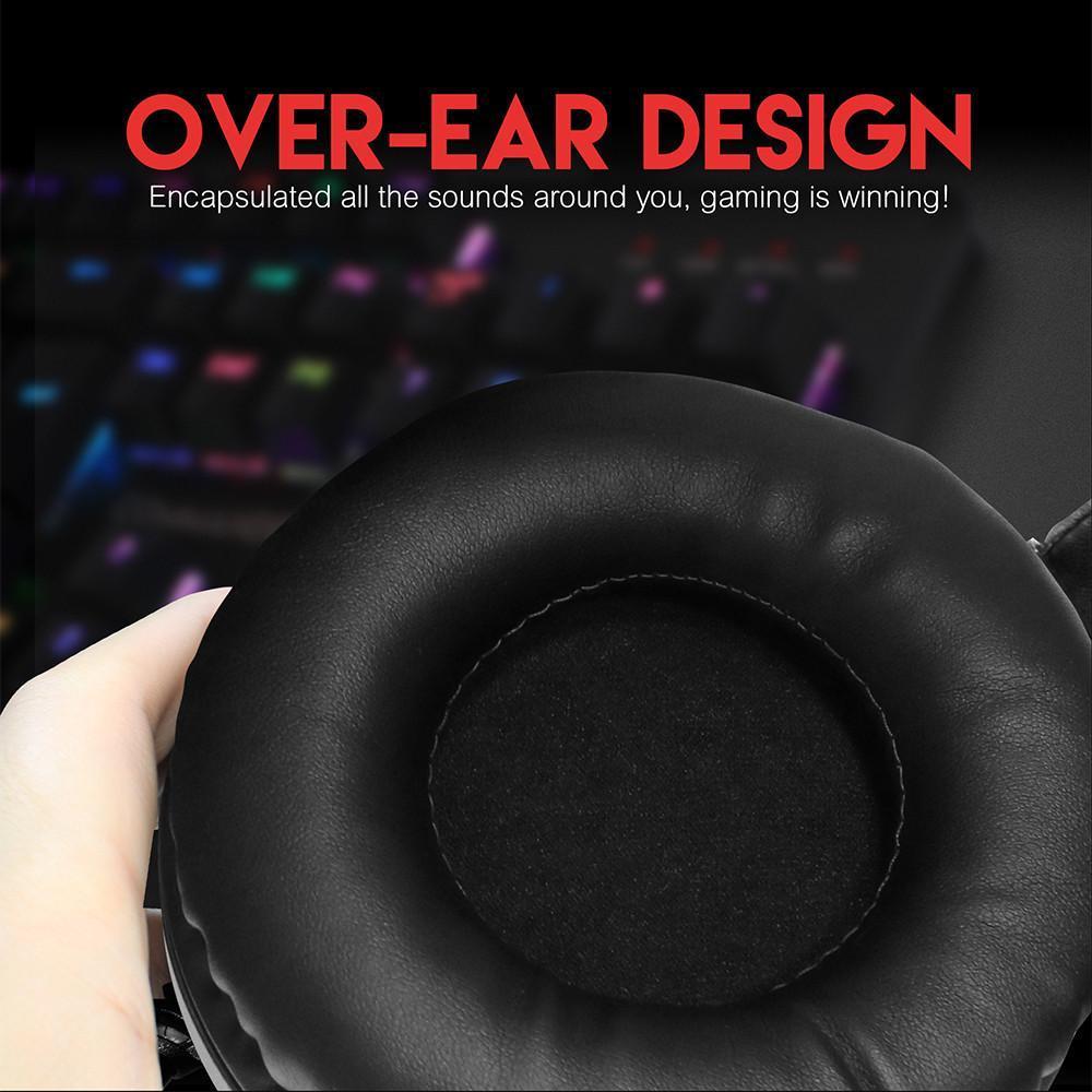 Over‑Ear Gaming Headphone with Noise‑Cancelling Mic
