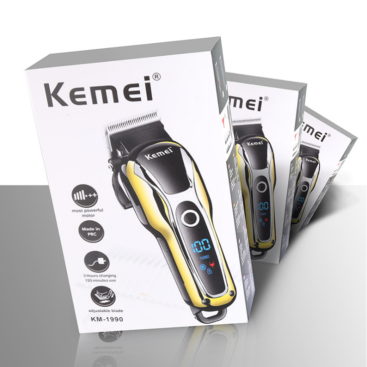 Professional Cordless Hair Clippers and Trimmers for Barber with Digital LED Display