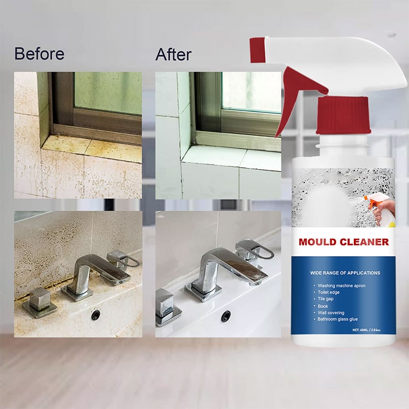 Professional Mold Remover and Mildew Spray with Fast-Acting Stain Killer Formula