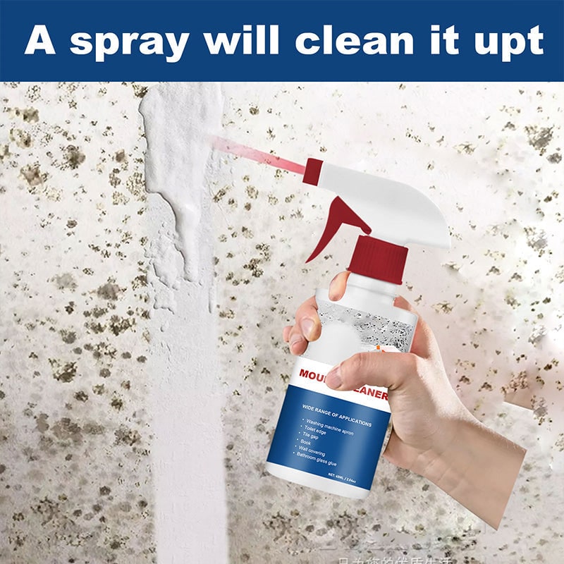 Professional Mold Remover and Mildew Spray with Fast-Acting Stain Killer Formula