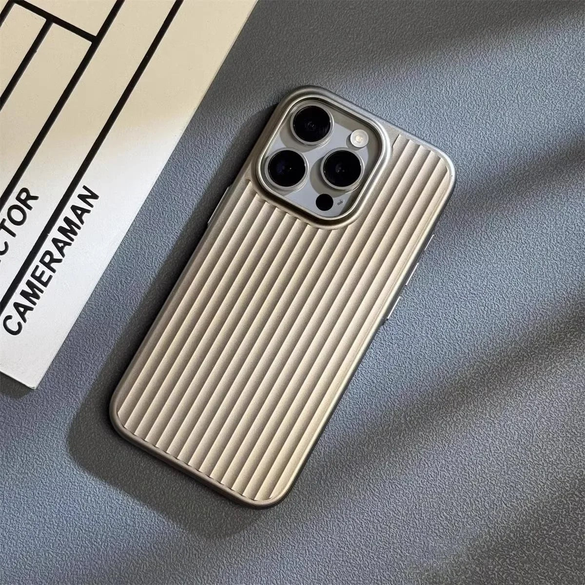 Protective Iphone Case Slim Ribbed Matte Finish Scratch Resistant Lightweight