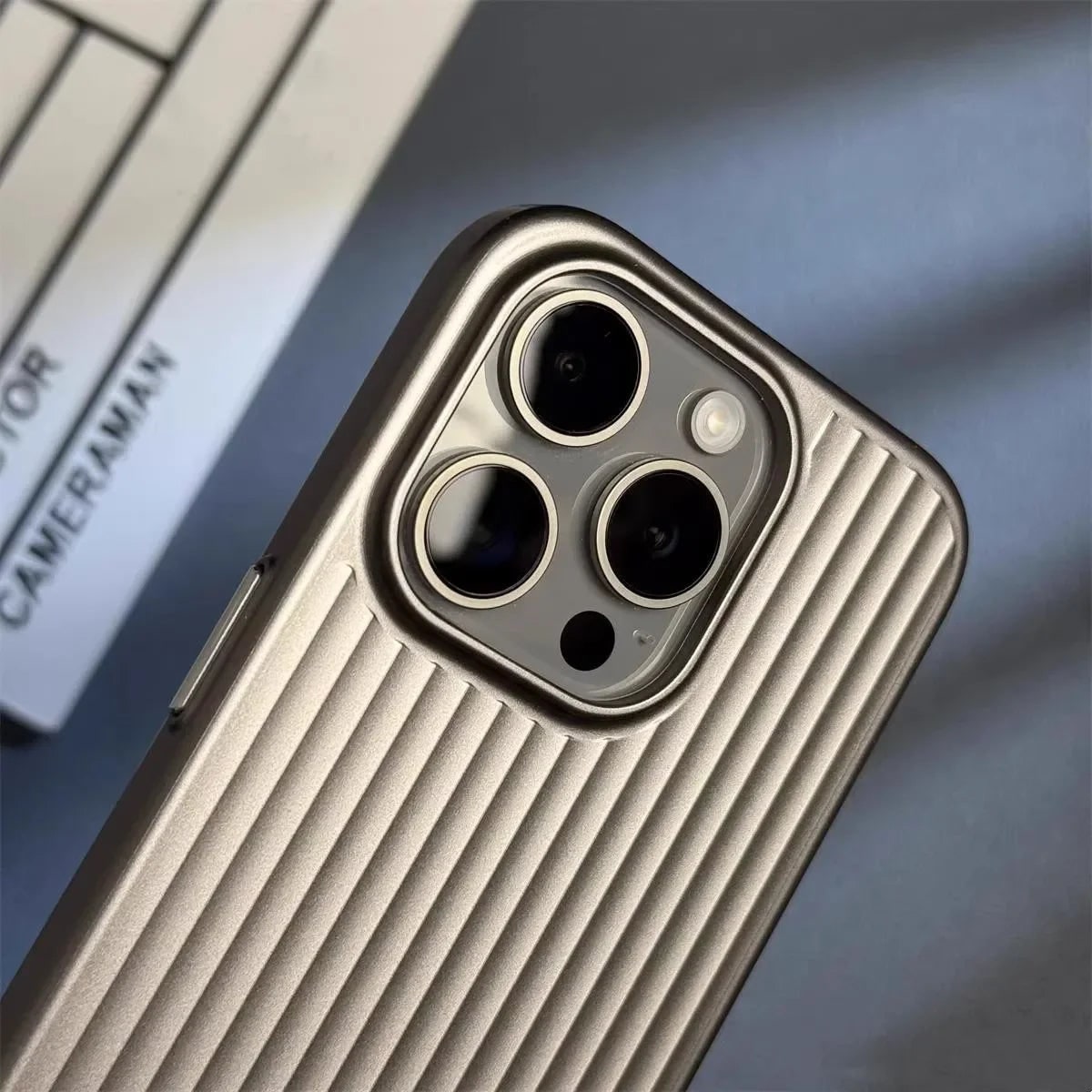 Protective Iphone Case Slim Ribbed Matte Finish Scratch Resistant Lightweight