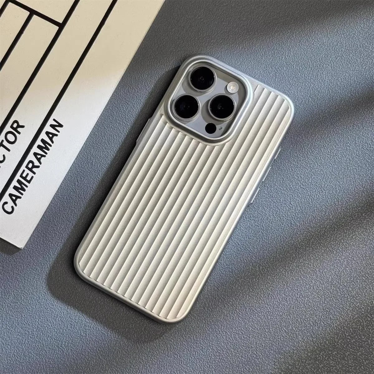 Protective Iphone Case Slim Ribbed Matte Finish Scratch Resistant Lightweight