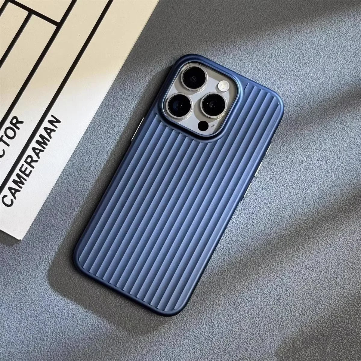 Protective Iphone Case Slim Ribbed Matte Finish Scratch Resistant Lightweight