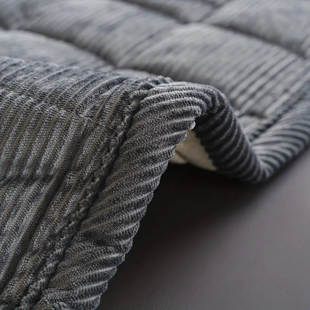 Quilted Sofa Couch Cover and Seat Protector Mat for Dogs with Soft Corduroy Texture