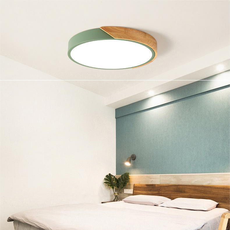Slim Round Ceiling Light Modern Minimal Glow for Home Spaces
