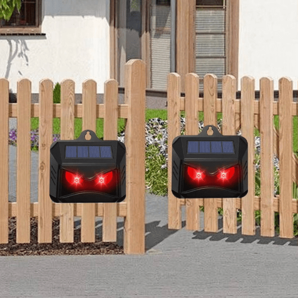 Rat and Mouse Deterrent with Electronic Ultrasonic Pest and Predator Light Eyes for Garden