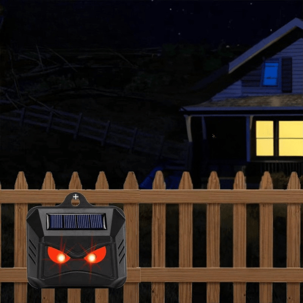 Rat and Mouse Deterrent with Electronic Ultrasonic Pest and Predator Light Eyes for Garden